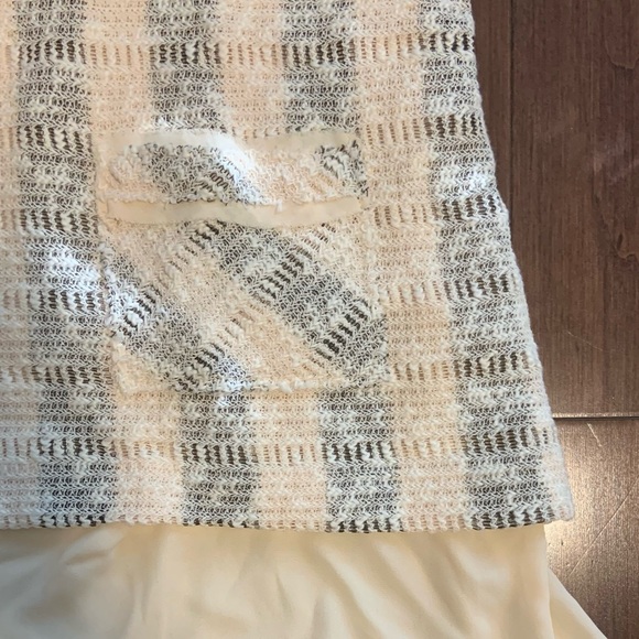 Anthropologie collared knit tweed boucle top blouse - Picture 5 of 9